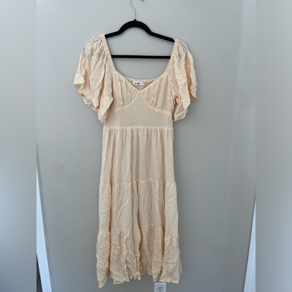 In Bloom Pastel Yellow Dress